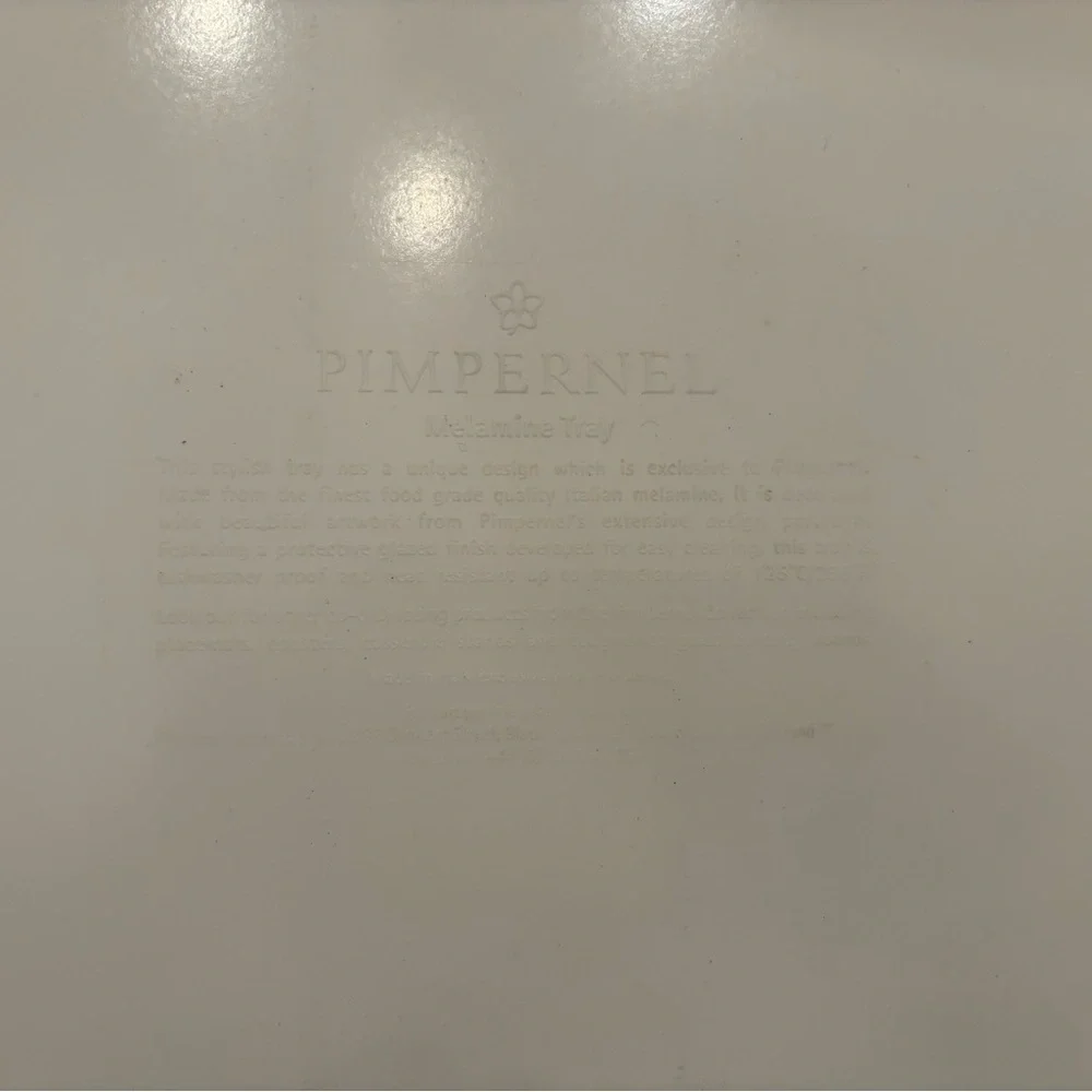 Pimpernel Still Life Fruit Bowl Melamine Tray Made in Italy